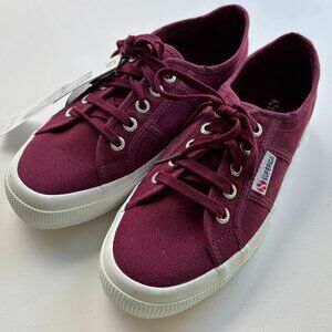 Superga 2750 Cotu Classic Sneakers - Burgandy  7 1/2 ( EU 38).